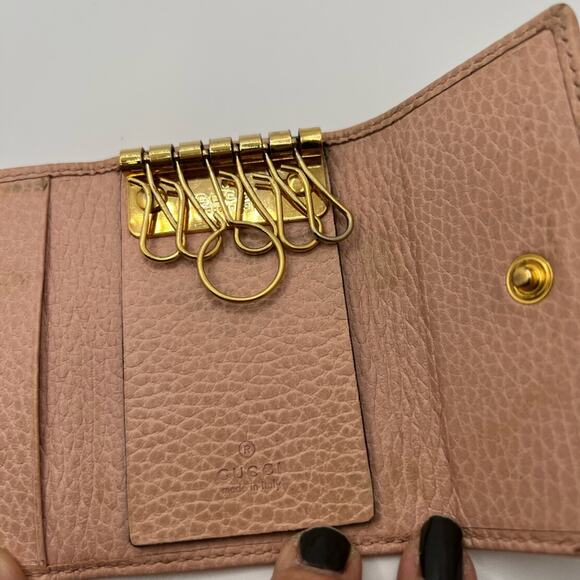 Preowned Gucci Blush Pink Key Cles - Picture 13 of 15